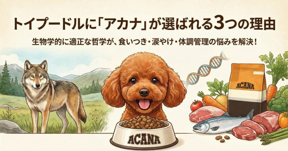 アカナの犬の食事の理由