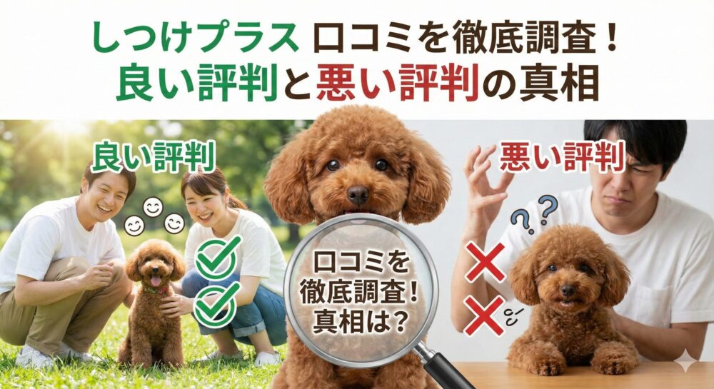 犬と口コミ調査の広告