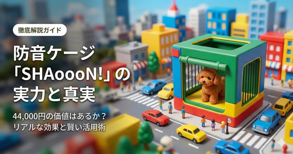 SHAoooN!(シャオーン)の効果と評判は?防音ケージのリアルな実力