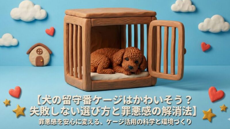 【共働き必見】犬を長時間、留守番させるのはかわいそう？不安解消とおすすめケージをご紹介 