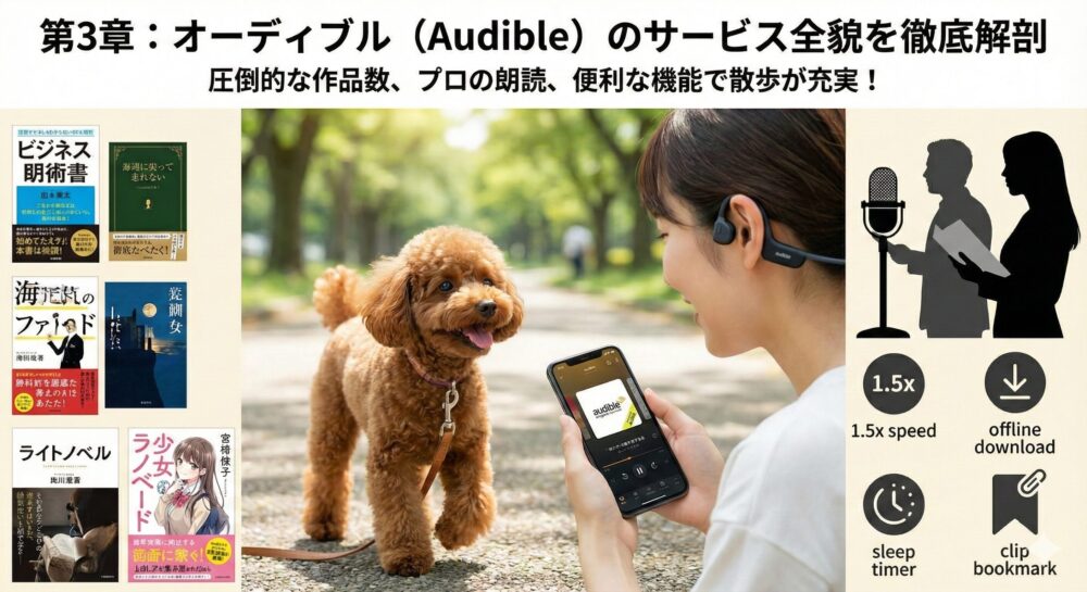 犬とスマホを持つ人